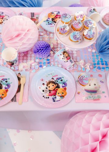 Gabi Babaháza (Gabby’s Dollhouse - The Movie) papírtányér, 23 cm (6 db)