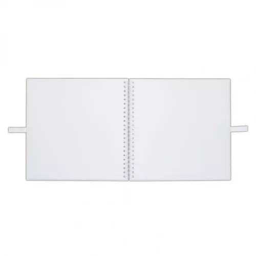 Scrapbook Album 12" (30 cm) - Fehér / Fehér lapokkal - White (1 db)