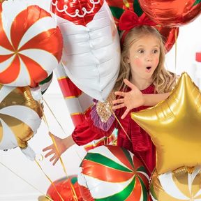 Karácsonyi fólia léggömbök