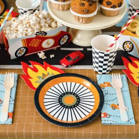 Szülinapi buli kis autóversenyzőknek